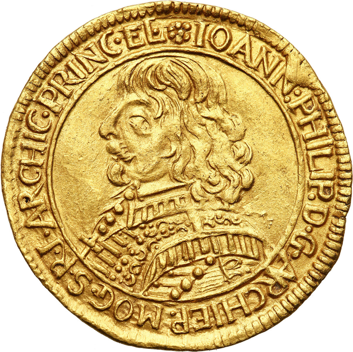 Niemcy, Mainz. Johann Philipp. Dukat 1654 - PIĘKNY